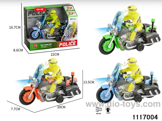 inertial motorbike With light and sound