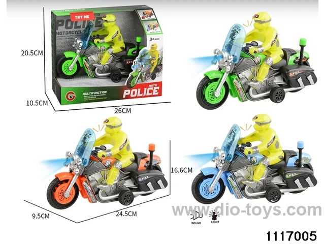 inertial motorbike With light and sound