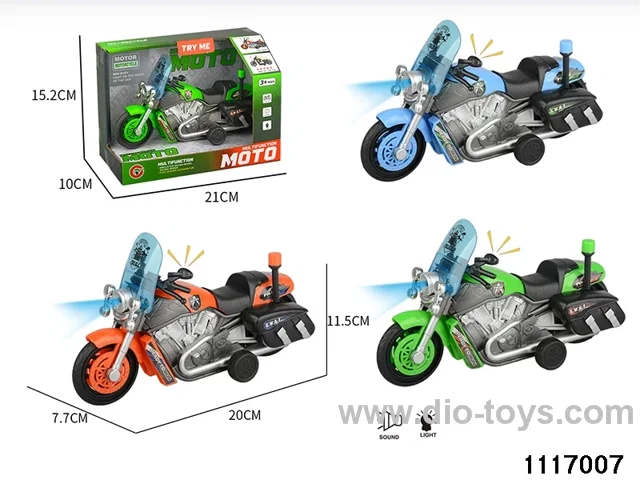 inertial motorbike With light and sound