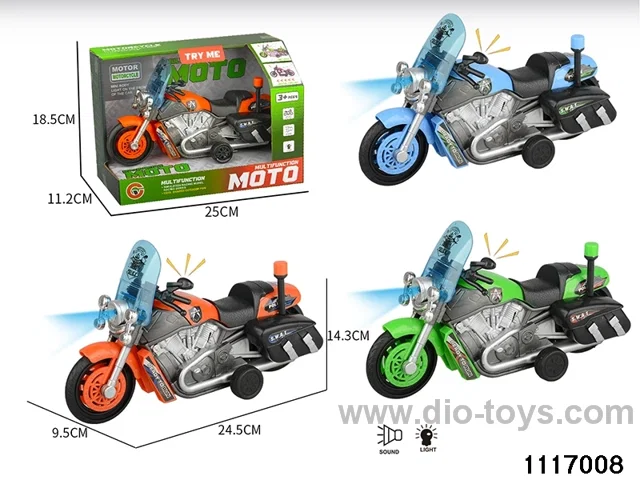 inertial motorbike With light and sound