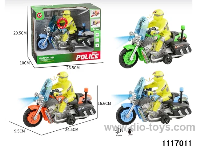 inertial motorbike With light and sound
