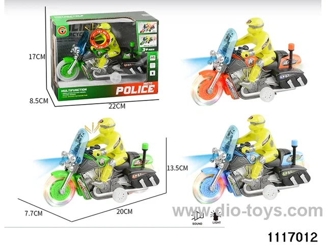inertial motorbike With light and sound
