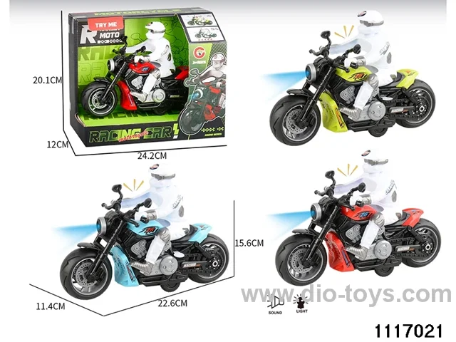 inertial motorbike With light and sound