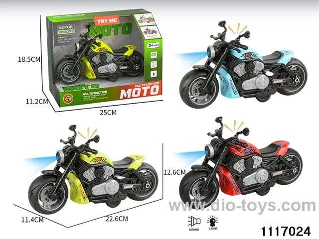 inertial motorbike With light and sound