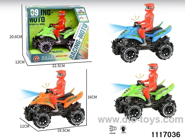 inertial motorbike With light and sound