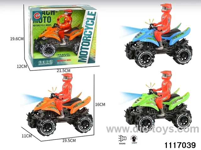 inertial motorbike With light and sound