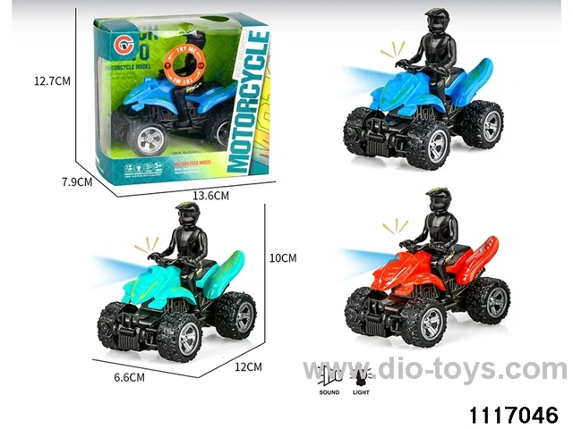 inertial motorbike With light and sound