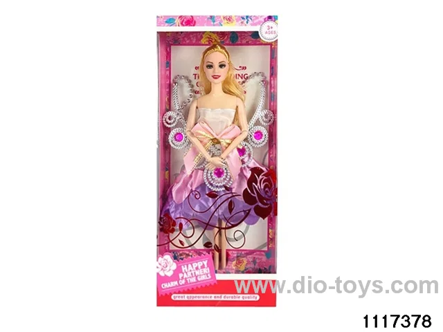 11.5 inch 9 jointed doll set