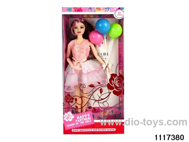 11.5 inch 9 jointed doll set