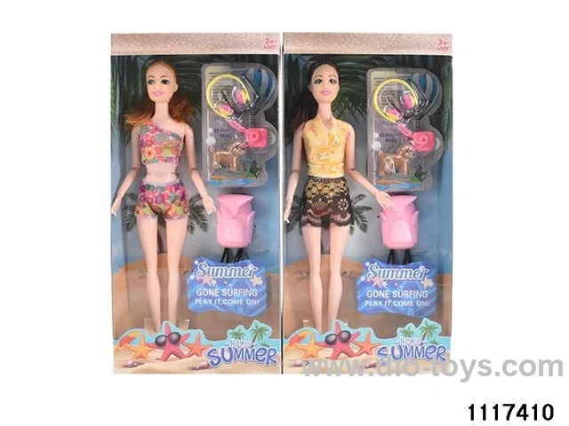 11.5 inch 12 jointed doll set