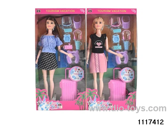 11.5 inch 12 jointed doll set