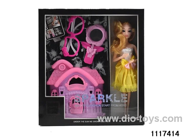 11.5 inch 9 jointed doll set