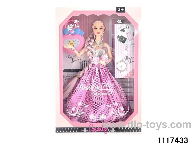 11.5 inch 9 jointed doll set