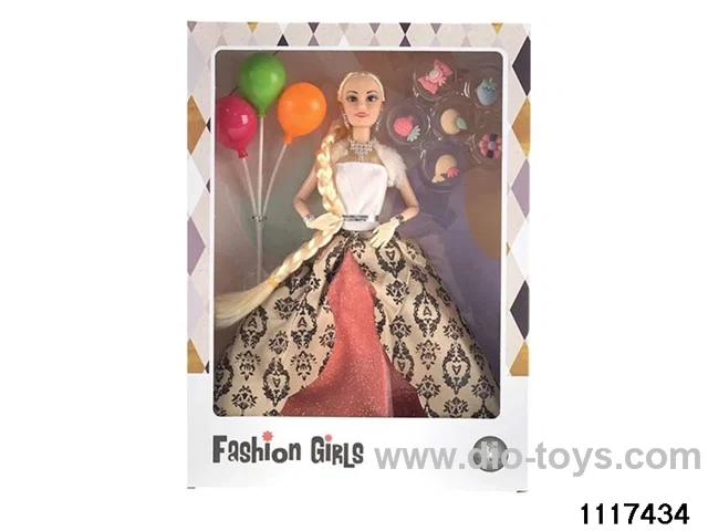 11.5 inch 9 jointed doll set