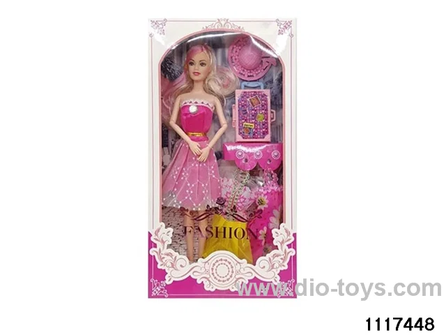 11.5 inch 9 jointed doll set