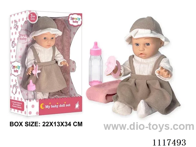12 "vinyl doll with accessories