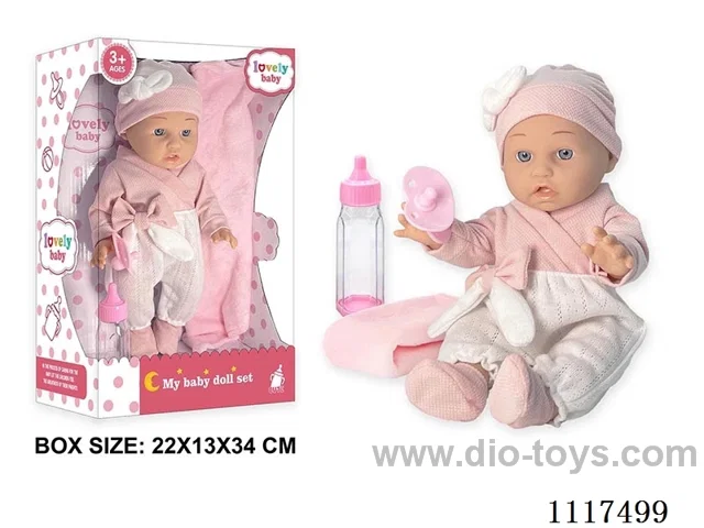 12 "vinyl doll with accessories