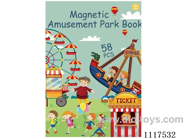 Amusement park magnet puzzle