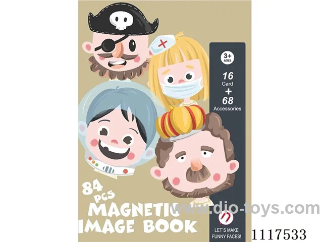 Puzzle character magnet puzzle