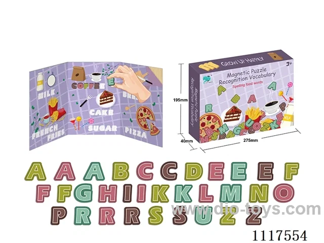 Pastry name word spelling magnet