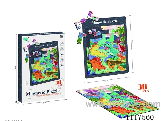 Dinosaur magnetic puzzle