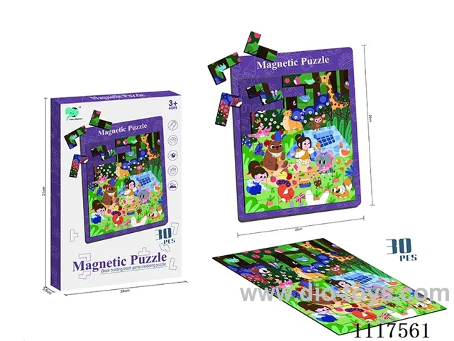 Picnic magnetic puzzle