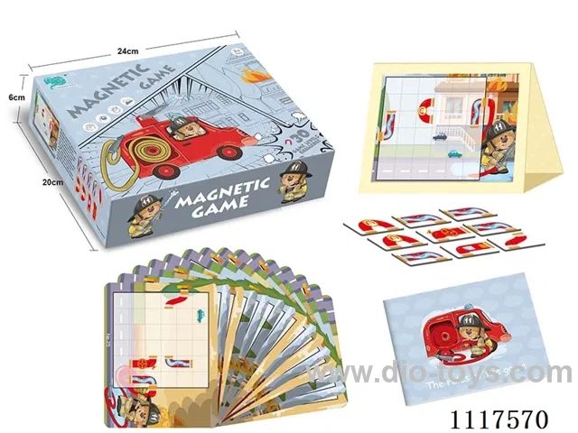 Fire escape magnetic game box