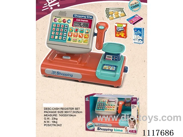 Touch screen cash register with voice