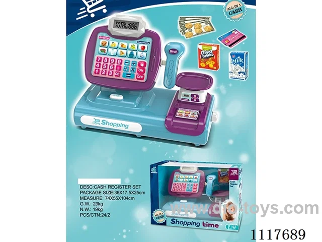Touch screen cash register with voice