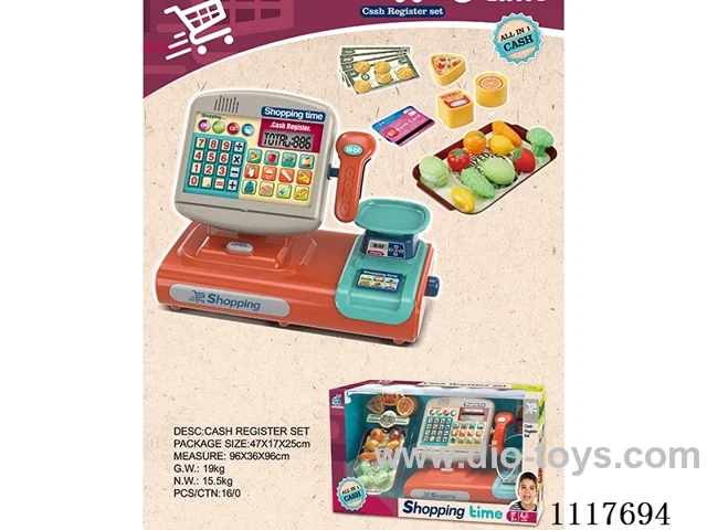 Touch screen with voice cash register fruit set