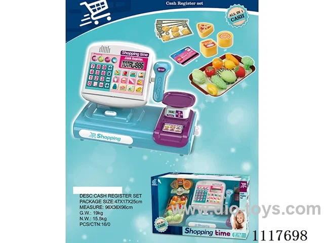 Touch screen with voice cash register fruit set