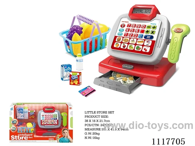 Cash register (diamond) with fruit basket