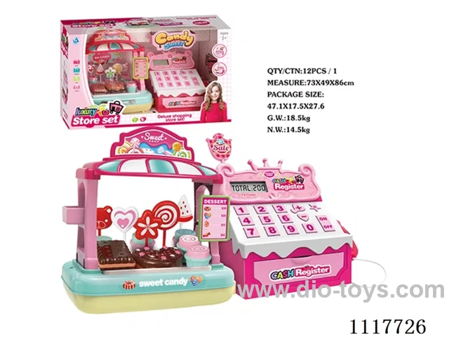 Candy supermarket + cash register