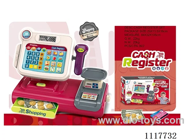 Touch screen cash register with voice