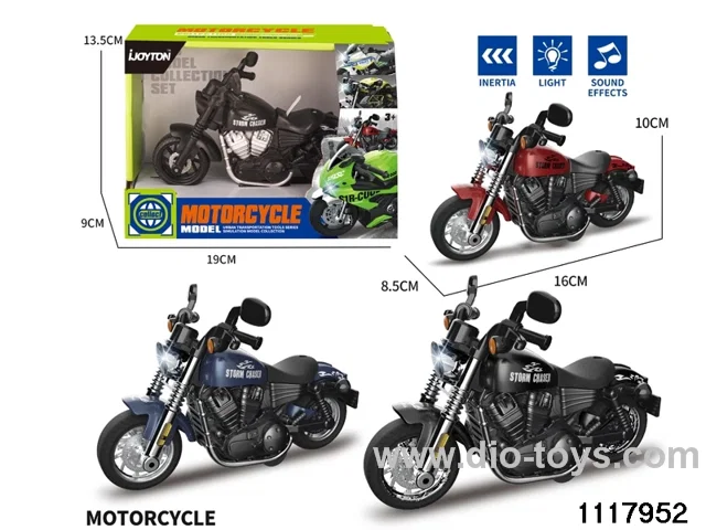 friction motorcycle with light/music，include 3*AG13