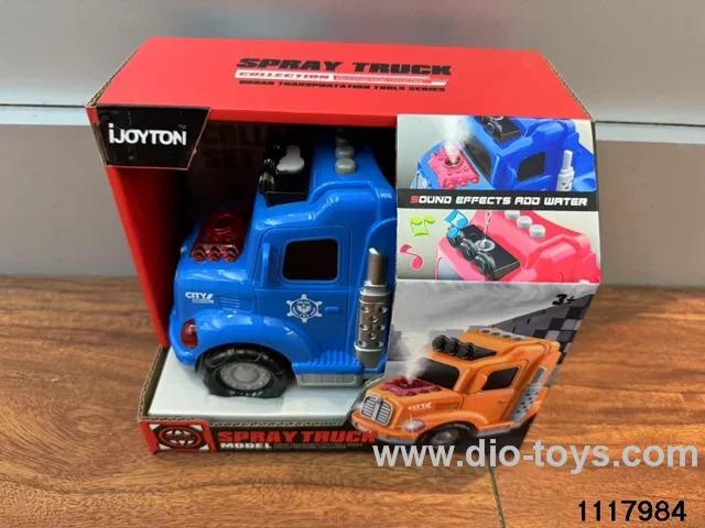 friction spray truck with light/music