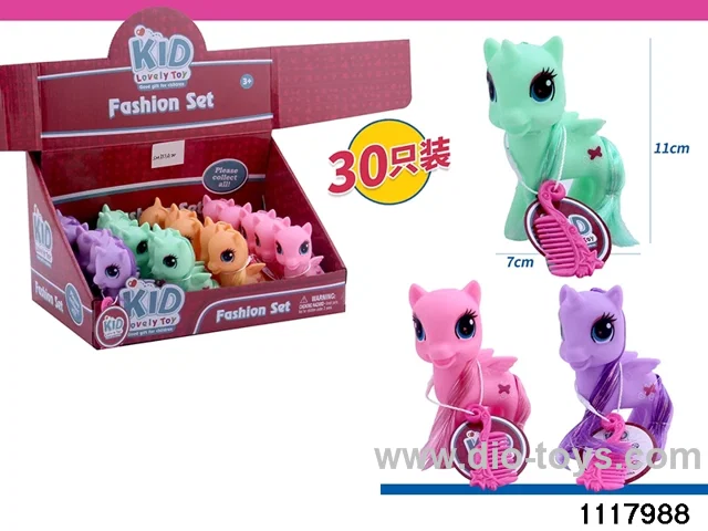 horses with combs