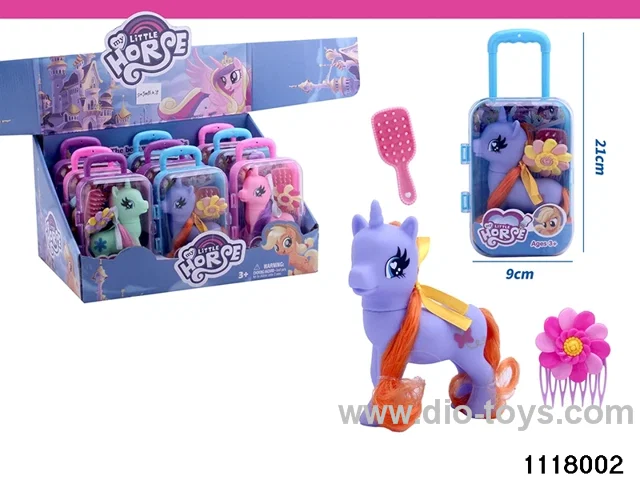 Horse with Comb Hair Clip