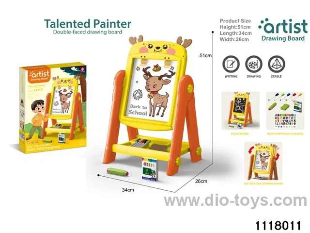 deer magnetic double faced drawing board