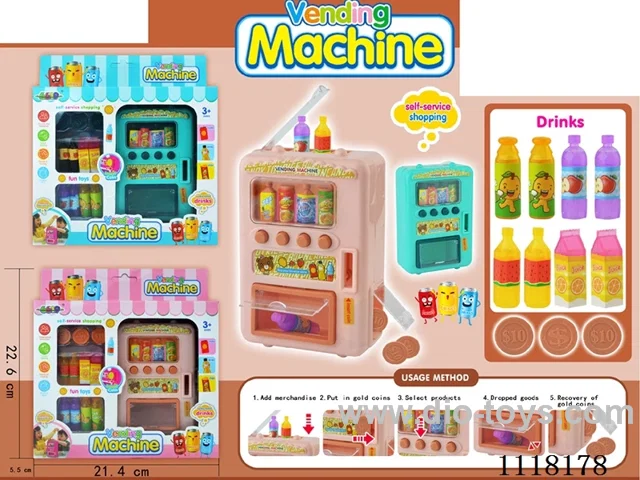 Self-service shopping beverage machine