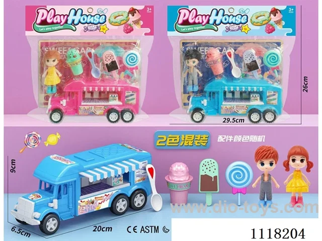 Play House Mini candy Truck (red. Light Blue 2)