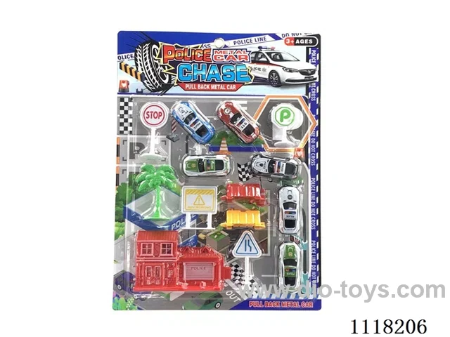 Metal Pull-back kit (Police car)