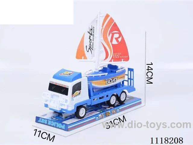 Inertia head towing sailboat