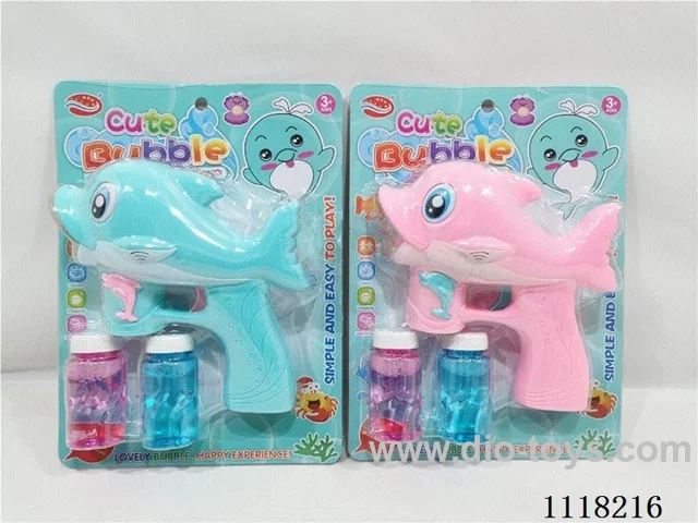 Fully automatic dolphin bubble gun