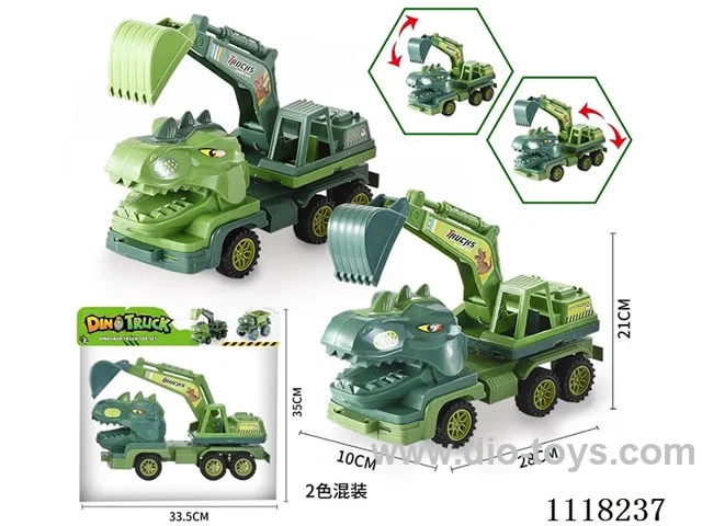Inertial engineering truck dinosaur hook machine
