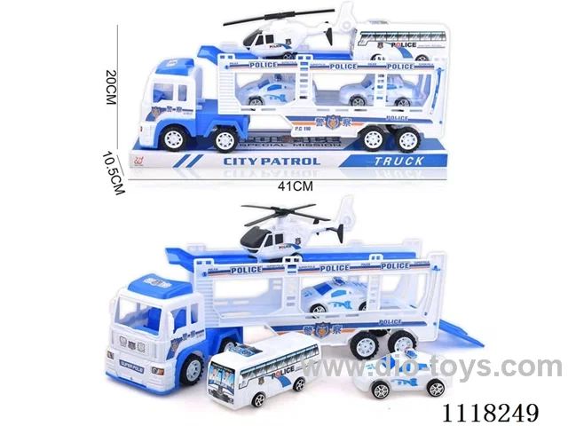 Inertia double-decker police car