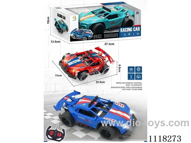 1:18 4ch rc skeleton racing car (no electric)