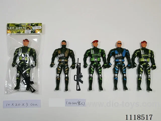 14CM soldier 4 mixed