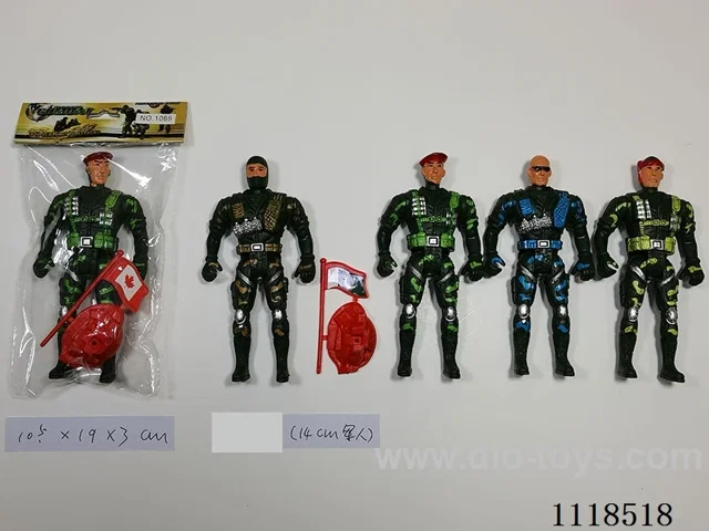 14CM soldier 4 mixed
