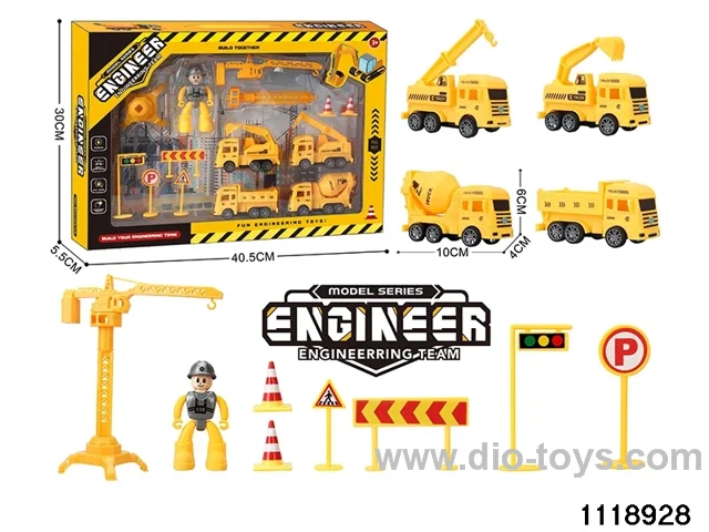 pull back Construction Vehicle Set